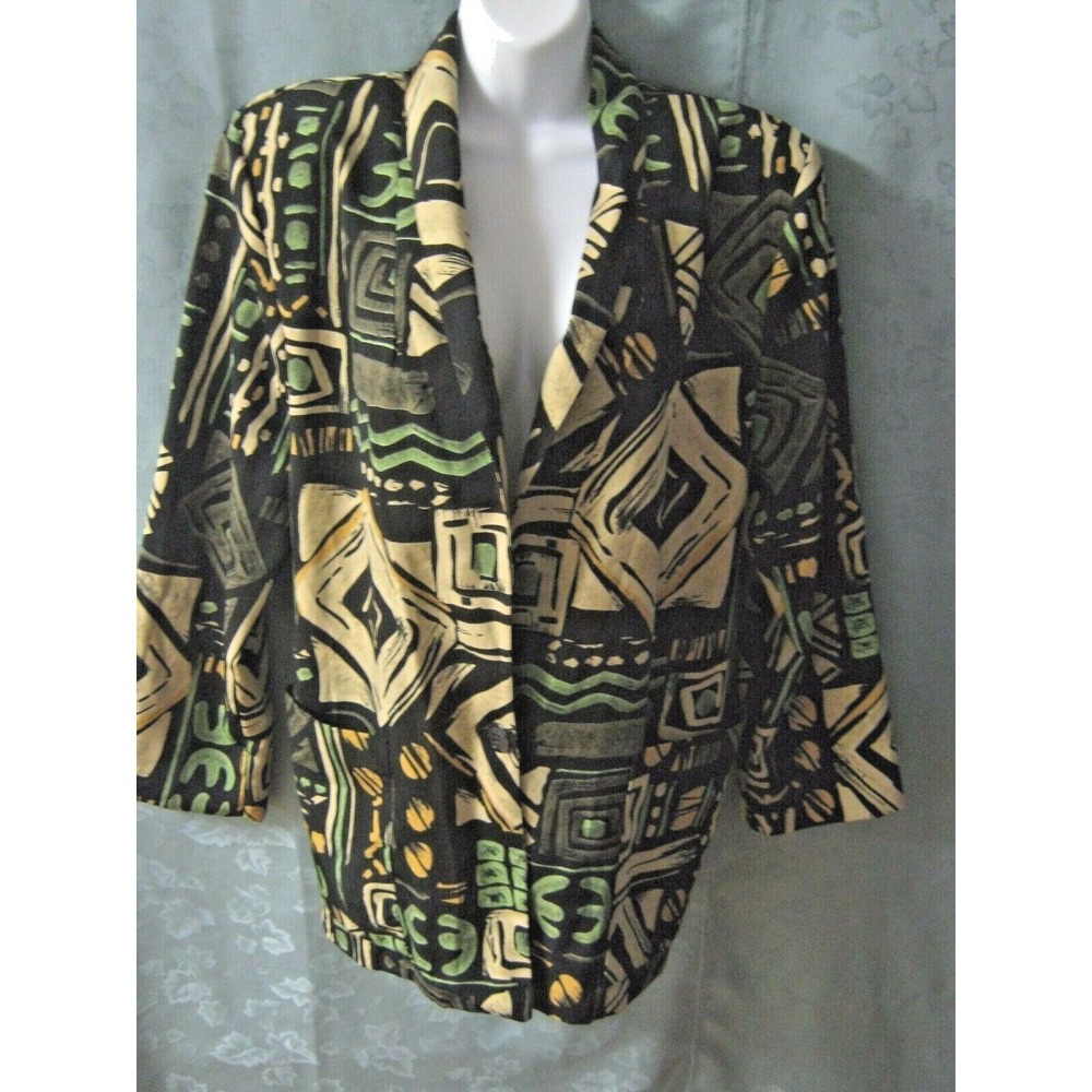 Vintage 80's Kensington Size Large Boyfriend Blazer